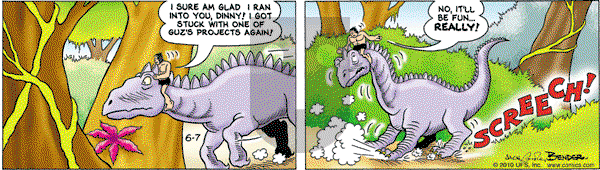 Alley Oop on Monday June 7, 2010 Comic Strip