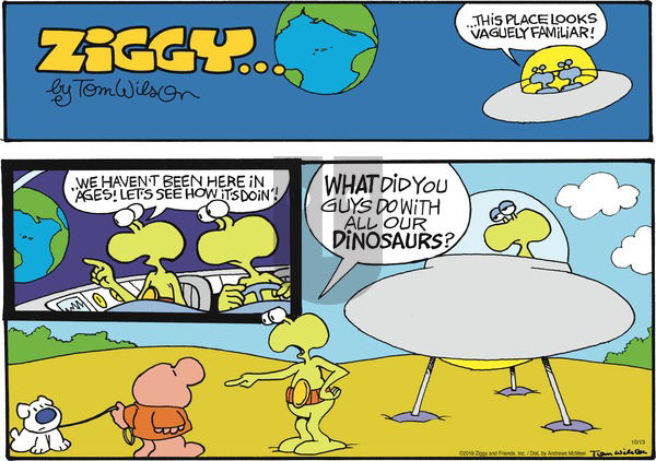 Ziggy on Sunday October 13, 2019 Comic Strip