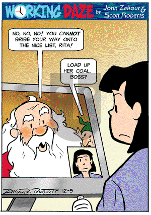 Working Daze - Saturday December 9, 2023 Comic Strip