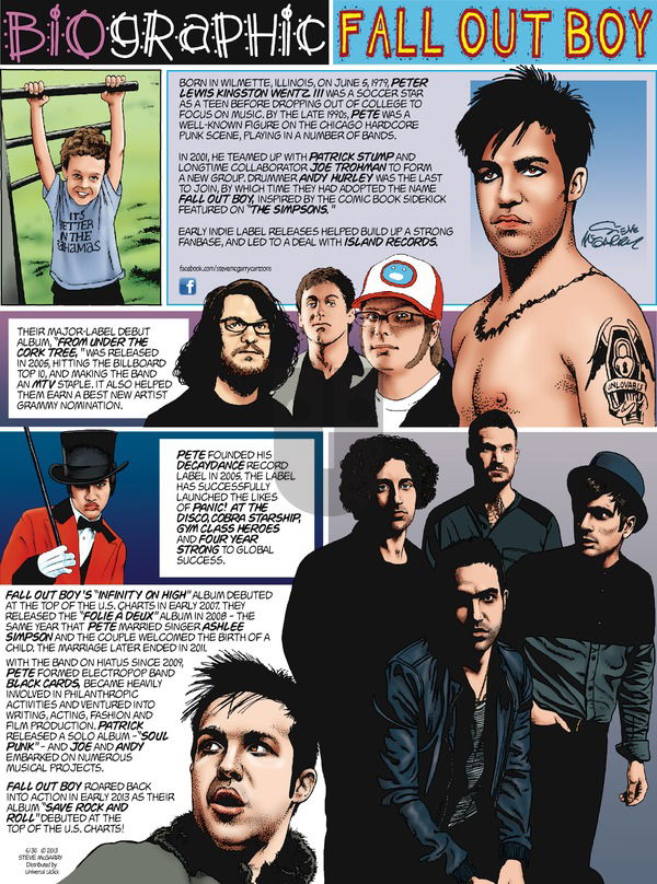 Biographic on Sunday June 30, 2013 Comic Strip