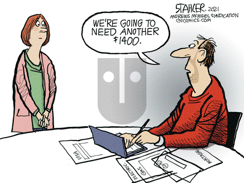 Jeff Stahler on Monday March 22, 2021 Comic Strip