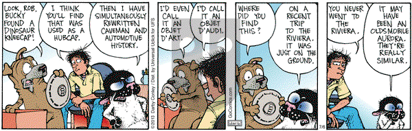 Get Fuzzy on Saturday July 6, 2013 Comic Strip