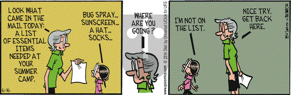 Grand Avenue on Monday June 16, 2014 Comic Strip