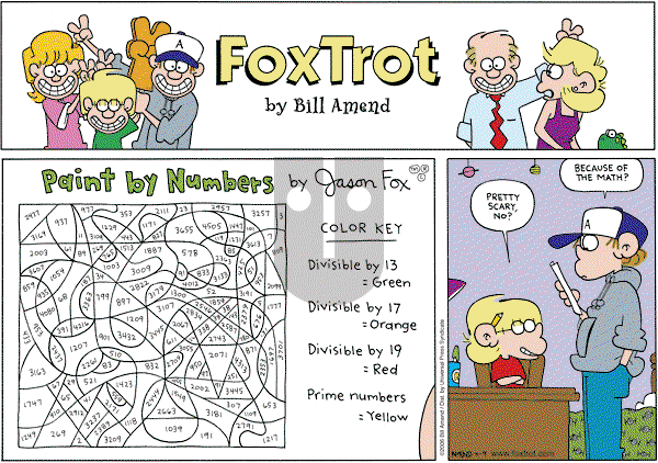 FoxTrot - Sunday April 9, 2006 Comic Strip