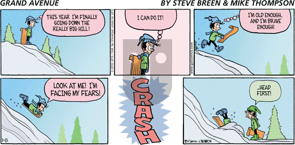 Grand Avenue - Sunday January 8, 2012 Comic Strip