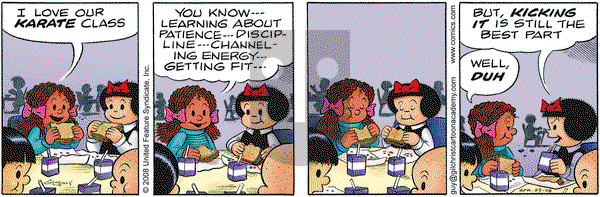 Nancy on Tuesday April 29, 2008 Comic Strip