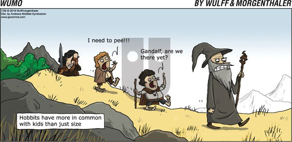 WuMo on Sunday July 29, 2018 Comic Strip