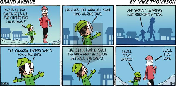 Grand Avenue on Sunday December 4, 2016 Comic Strip