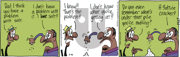The Knight Life on Monday February 16, 2009 Comic Strip