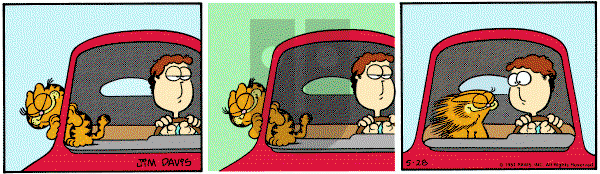 Garfield on Thursday May 28, 1981 Comic Strip