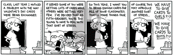 FoxTrot on Monday February 9, 1998 Comic Strip