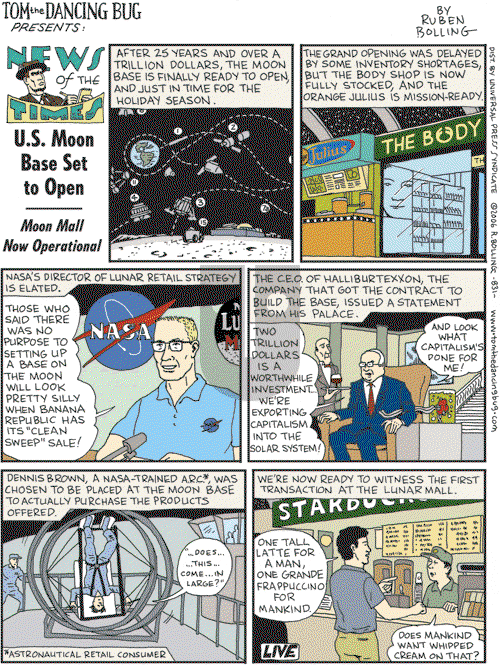 Tom the Dancing Bug on Saturday December 23, 2006 Comic Strip