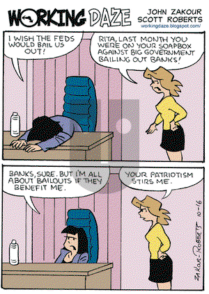 Working Daze - Friday October 16, 2009 Comic Strip