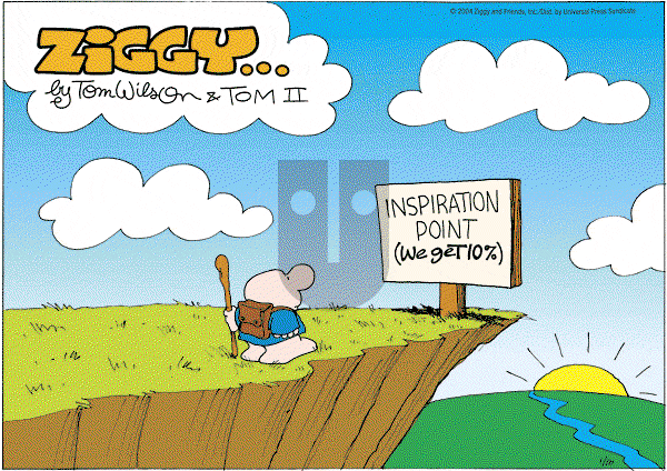 Ziggy - Sunday January 16, 2005 Comic Strip