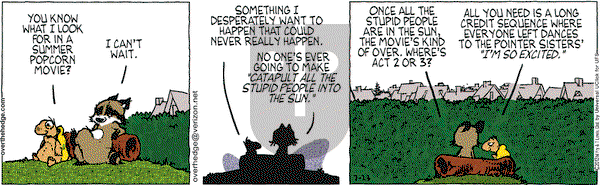 Over the Hedge on Tuesday July 23, 2013 Comic Strip