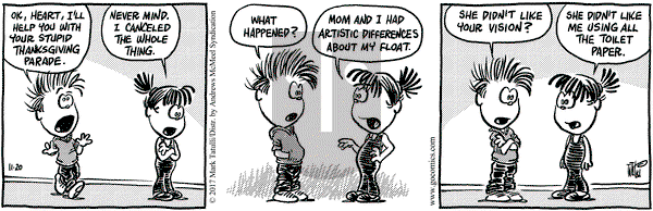 Heart of the City on Monday November 20, 2017 Comic Strip