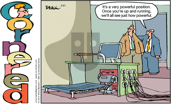 Cornered - Sunday March 21, 2010 Comic Strip