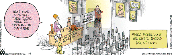 Non Sequitur on Thursday April 3, 2014 Comic Strip