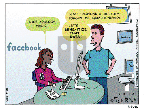 Ted Rall on Friday March 23, 2018 Comic Strip