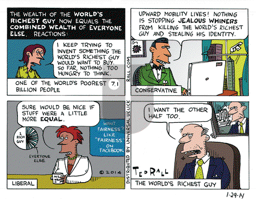 Ted Rall on Wednesday January 29, 2014 Comic Strip
