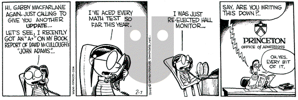 Grand Avenue on Thursday February 7, 2002 Comic Strip
