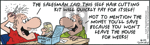 Frank and Ernest on Friday June 10, 2016 Comic Strip