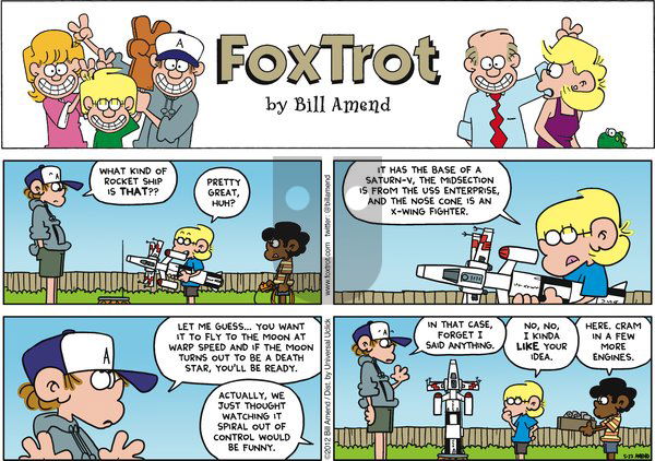 FoxTrot on Sunday May 27, 2012 Comic Strip