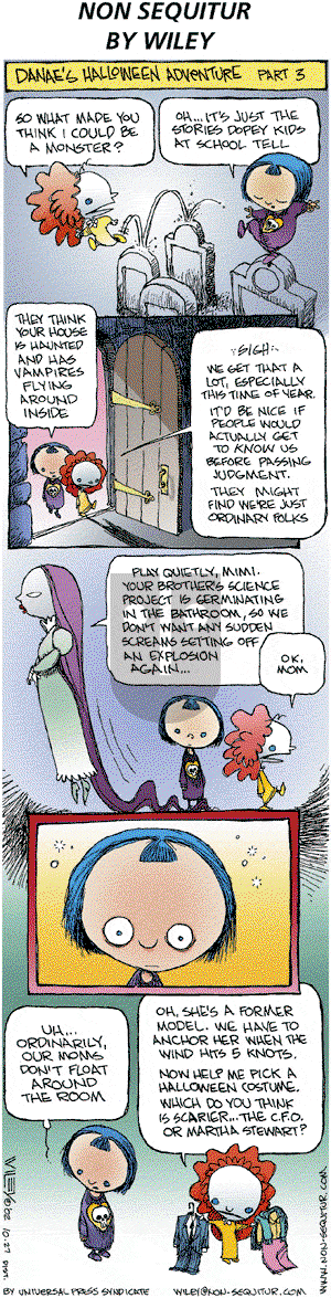 Non Sequitur on Sunday October 27, 2002 Comic Strip