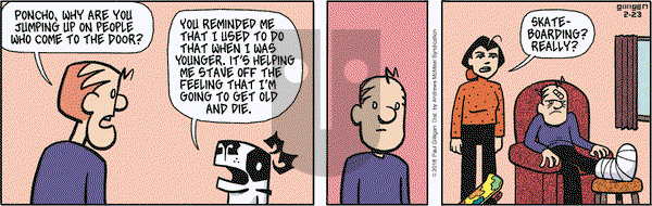 Pooch Cafe on Friday February 23, 2018 Comic Strip