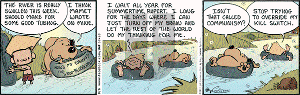 DeFlocked on Monday August 6, 2012 Comic Strip