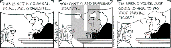 The Born Loser on Thursday August 2, 2001 Comic Strip