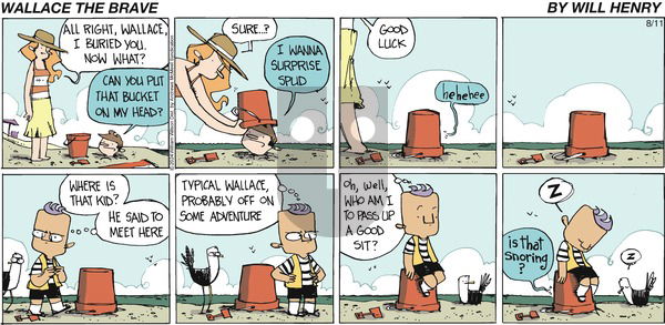 Wallace the Brave - Sunday August 11, 2024 Comic Strip