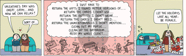 Cathy Classics - Thursday February 15, 2007 Comic Strip
