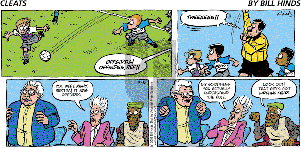 Cleats - Sunday November 6, 2005 Comic Strip