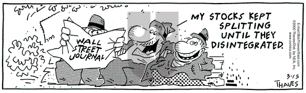 Frank and Ernest on Wednesday March 15, 2000 Comic Strip