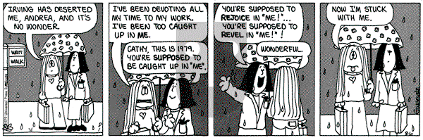 Cathy Classics on Monday August 6, 1979 Comic Strip