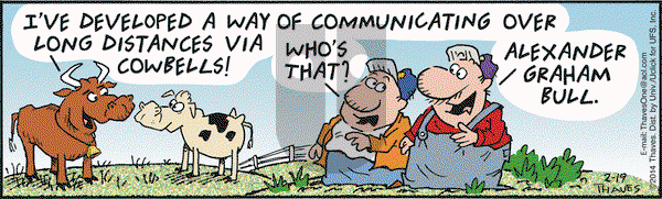 Frank and Ernest on Wednesday February 19, 2014 Comic Strip