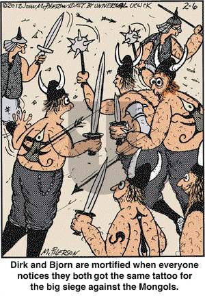 Close to Home on Monday February 6, 2012 Comic Strip