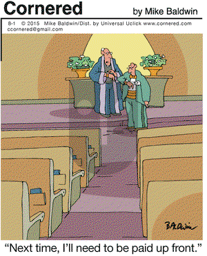 Cornered on Saturday August 1, 2015 Comic Strip