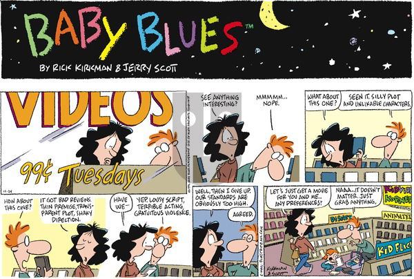 Baby Blues on Sunday November 24, 1996 Comic Strip