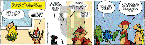 Over the Hedge on Wednesday February 2, 2011 Comic Strip