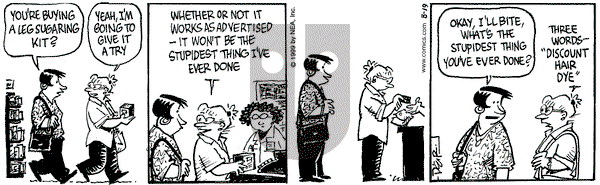 Betty on Thursday August 19, 1999 Comic Strip