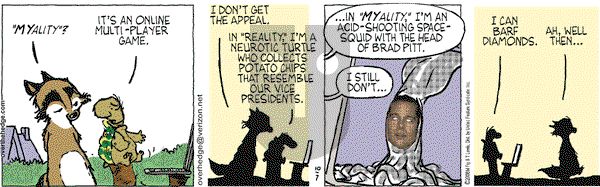 Over the Hedge on Tuesday October 7, 2008 Comic Strip