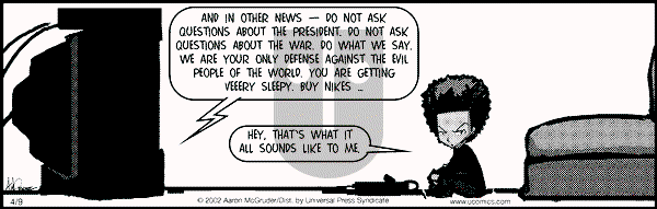 The Boondocks on Tuesday November 10, 2009 Comic Strip