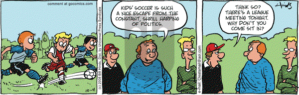 Cleats on Saturday October 4, 2008 Comic Strip