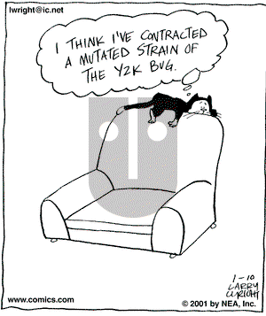 Kit 'N' Carlyle on Tuesday March 13, 2001 Comic Strip