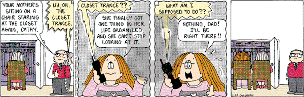 Cathy Classics - Friday January 25, 2002 Comic Strip