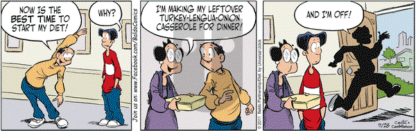 Baldo - Monday November 28, 2011 Comic Strip