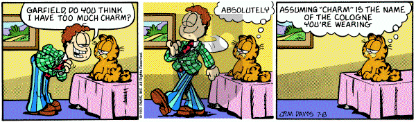 Garfield - Thursday July 8, 1993 Comic Strip