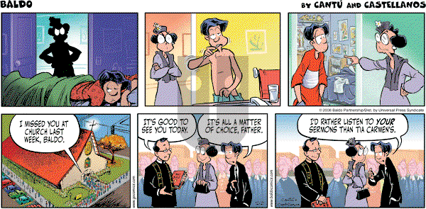 Baldo - Sunday December 21, 2008 Comic Strip